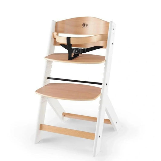 Kinderkraft Enock Wooden Highchair - Wooden White | Luxury Home Accessories | Heulog Glow
