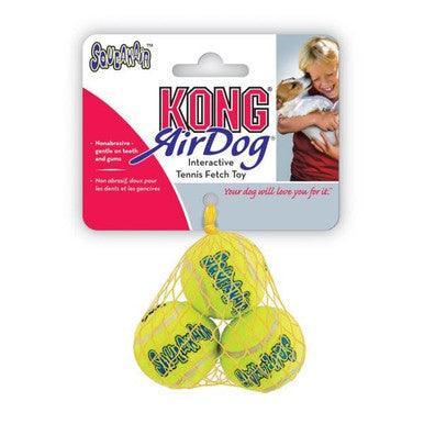 KONG Air Squeaker Tennis Ball (3Pk) Small | Luxury Home Accessories | Heulog Glow
