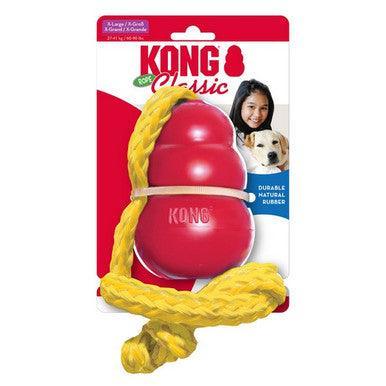 KONG Classic with Rope Extra Large | Luxury Home Accessories | Heulog Glow