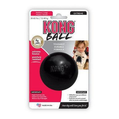 KONG Extreme Ball Black Medium/Large | Luxury Home Accessories | Heulog Glow