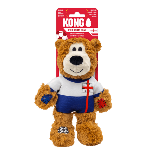 KONG Wild Knots Sport England Bear | Luxury Home Accessories | Heulog Glow