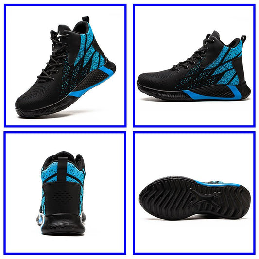 Labor Insurance Shoes Men's Steel Toe Caps Anti-Smashing And Anti-Piercing High-Top | Luxury Home Accessories | Heulog Glow