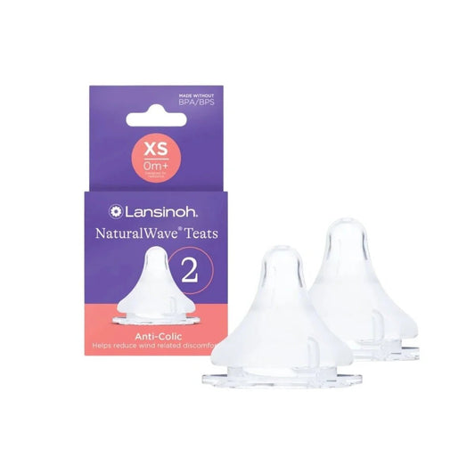 Lansinoh NaturalWave Extra Slow Flow Teats Pack of 2 | Luxury Home Accessories | Heulog Glow