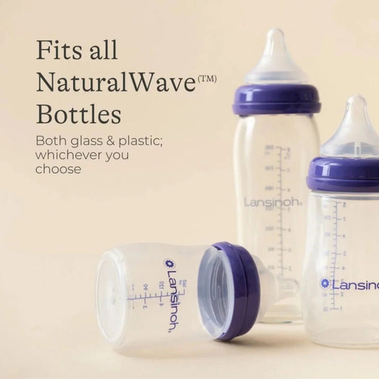 Lansinoh NaturalWave Extra Slow Flow Teats Pack of 2 | Luxury Home Accessories | Heulog Glow