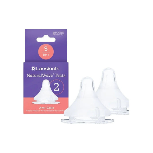 Lansinoh NaturalWave Slow Flow Teats Pack of 2 | Luxury Home Accessories | Heulog Glow
