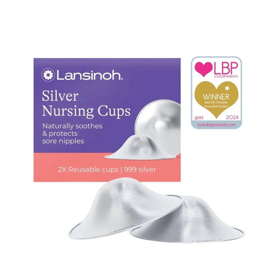 Lansinoh Silver Nursing Cups Pack of 2 | Luxury Home Accessories | Heulog Glow