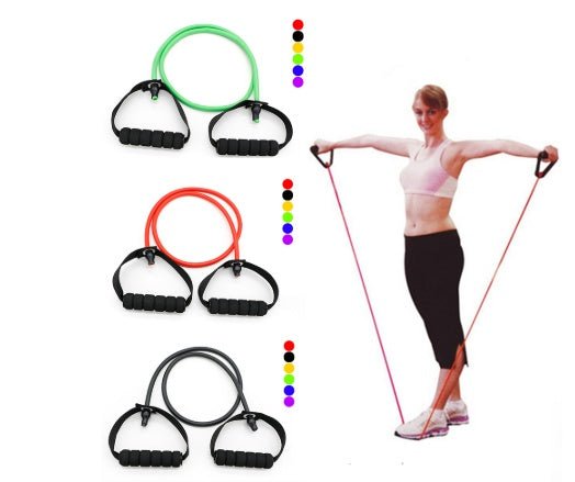Latex Resistance Bands Workout Exercise Yoga Crossfit Fitness Tubes Pull Rope Fitness Exercise Equipment Tool | Luxury Home Accessories | Heulog Glow