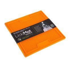 Lickimat Soother Orange Medium | Luxury Home Accessories | Heulog Glow