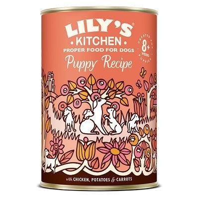 Lily's Kitchen Chicken Dinner for Puppies Tin 6 x 400g | Luxury Home Accessories | Heulog Glow