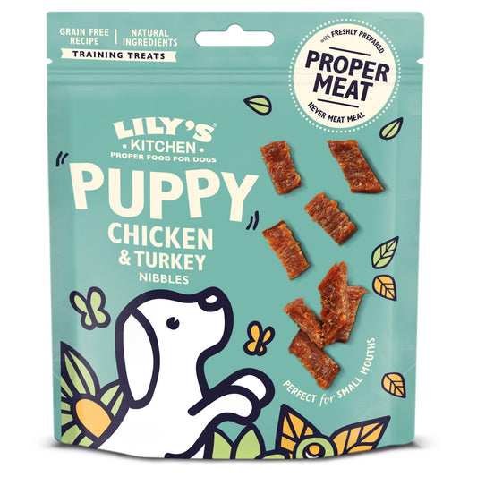 Lily's Kitchen Puppy Nibbles Chicken & Turkey Treats | Luxury Home Accessories | Heulog Glow