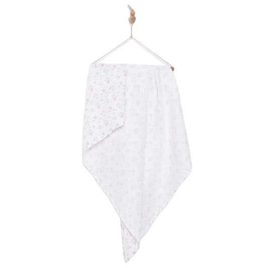 Little Dreams Muslin Blanket Girls - Pink | Luxury Home Accessories | Heulog Glow
