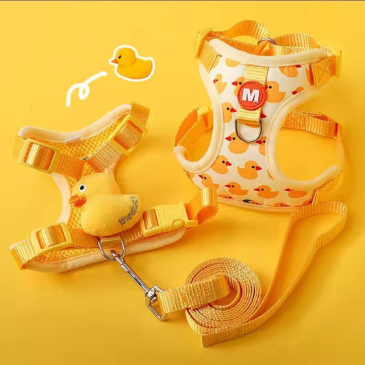 Little Duck Dog Harness & Lead Set | Luxury Home Accessories | Heulog Glow