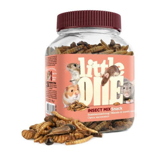 Little One Insect Mix. Snack For Omnivores Small Mammal 75G | Luxury Home Accessories | Heulog Glow