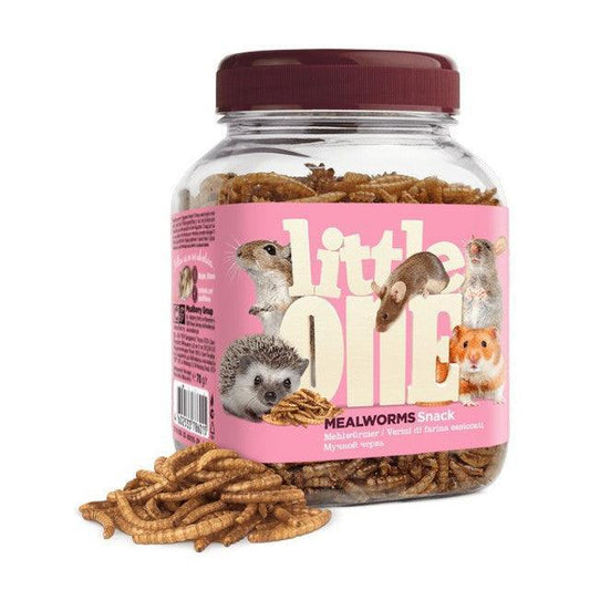 Little One Mealworms.Snack for Omnivores and Small Mammals 70g | Luxury Home Accessories | Heulog Glow