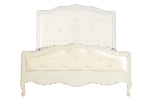 Loire White Double Bed | Luxury Home Accessories | Heulog Glow