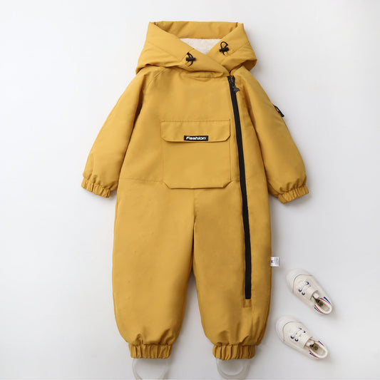 Long Crawling Suit One-piece Hooded Jumpsuit | Luxury Home Accessories | Heulog Glow