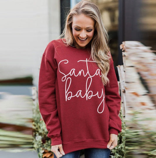 Long-sleeved Solid Color Letter Printed Sweatshirt | Luxury Home Accessories | Heulog Glow