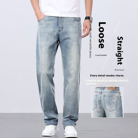 Loose Straight Summer Thin Men's Jeans | Luxury Home Accessories | Heulog Glow