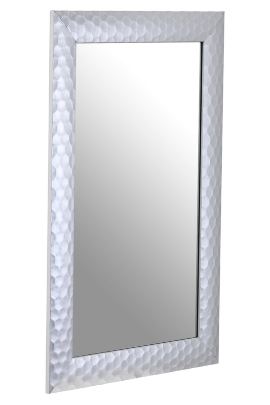Ludlow Wall Mirror With Silver Frame | Luxury Home Accessories | Heulog Glow