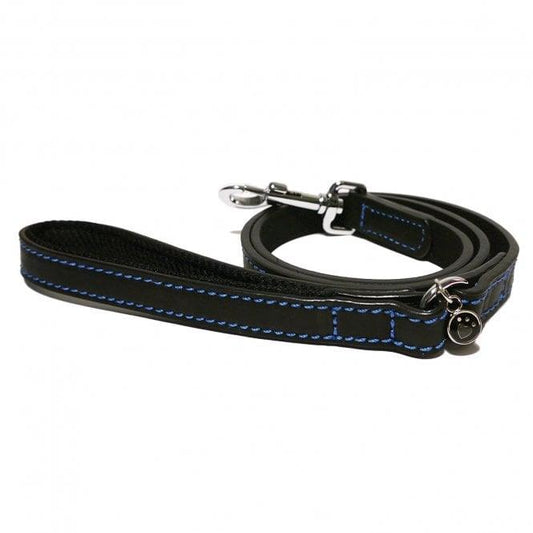 Lux Leather Black Lead 40" x 3/4" | Luxury Home Accessories | Heulog Glow