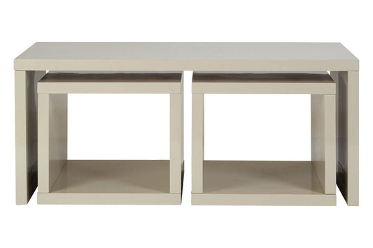 Madrid Coffee Table With 2 Under Tables | Luxury Home Accessories | Heulog Glow