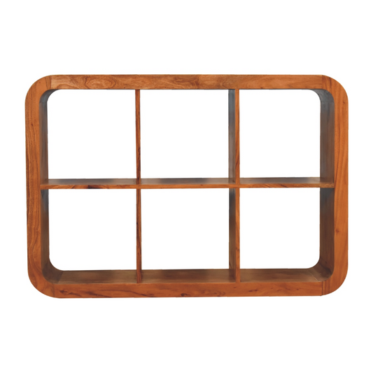 Artisan Furniture Solid Wood Darcy Display Unit, Light Brown