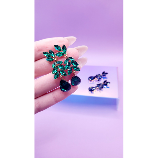 Vogue Crystal Drop and Dangle Earrings