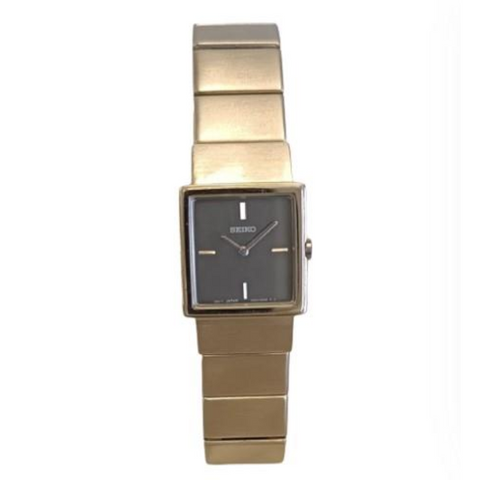 Seiko Ladies Hardlex crystal Black Face Dial Watch SXJT73P - CLEARANCE NEEDS RE-BATTERY