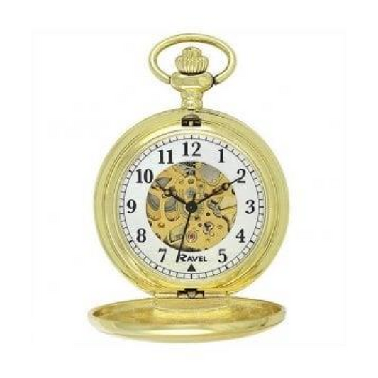 Boxx Double Hunter Gilt Pocket Watches M5103.02