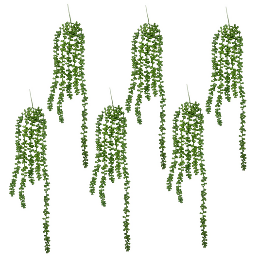 Pack of 6 x 70cm Artificial String of Hanging Pearls