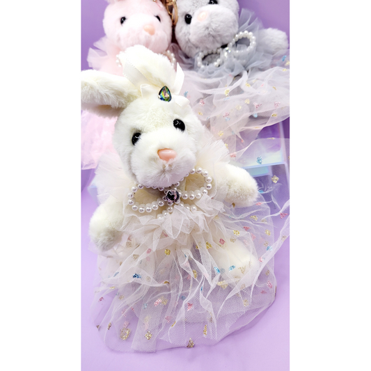 Softie Squad Bunny Rabbit Bag Charm Key Ring