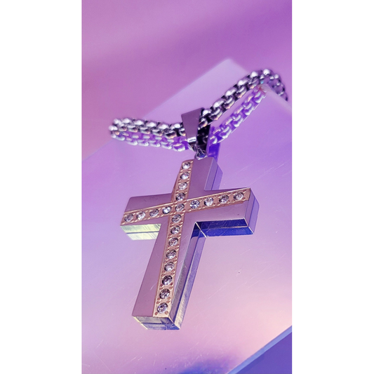 Signature Sparkle Cross Necklace