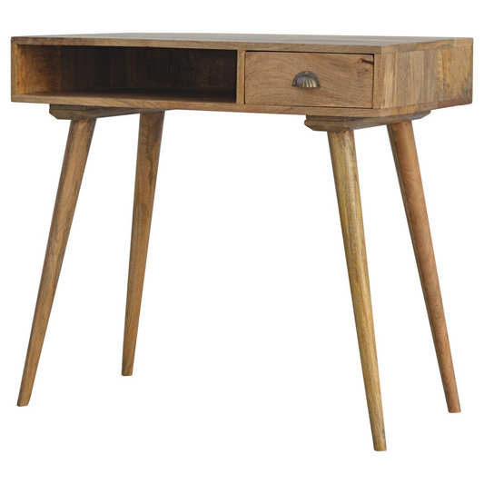 Artisan Furniture Solid Wood Open Slot Nordic Writing Desk