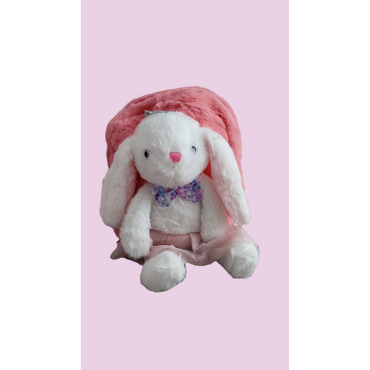 Plush Bunny Backpack Bag