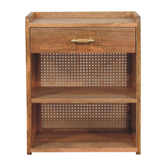 Artisan Furniture Solid Wood Larissa T-Bar Open Bedside