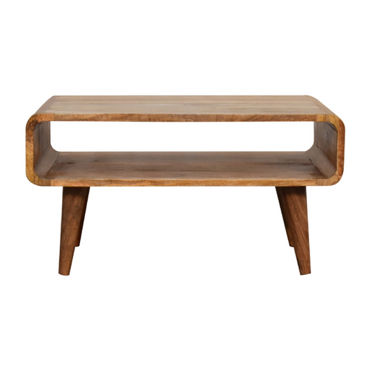 Artisan Furniture Solid Wood Open Oak-ish Media Unit