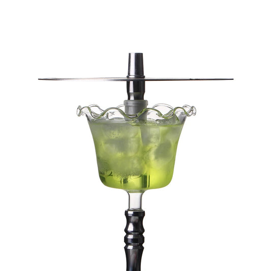 HY Glass Ice Bowl Pre-Cooler - Refreshing Smoke for Shisha Experience
