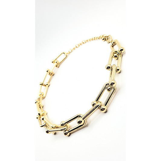 Chunky Paperclip Link Chain Necklace
