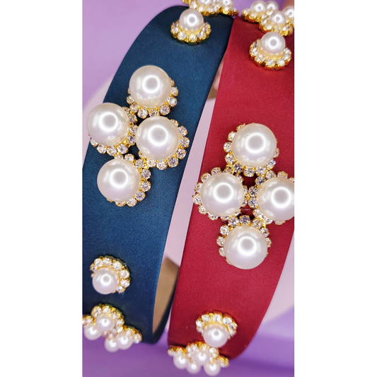 Pearl Cluster Hair band