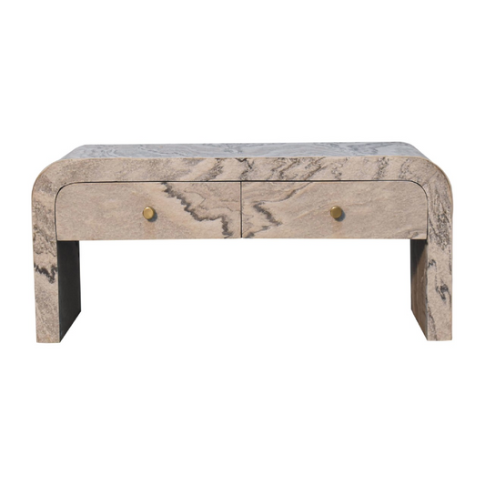 Artisan Furniture Solid Wood Nouveau Media Unit