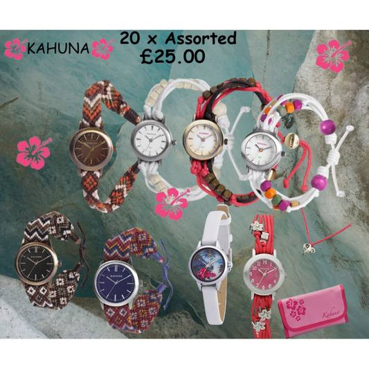 Kahuna x 20Mixed Watch - CLEARANCE NEEDS RE-BATTERY