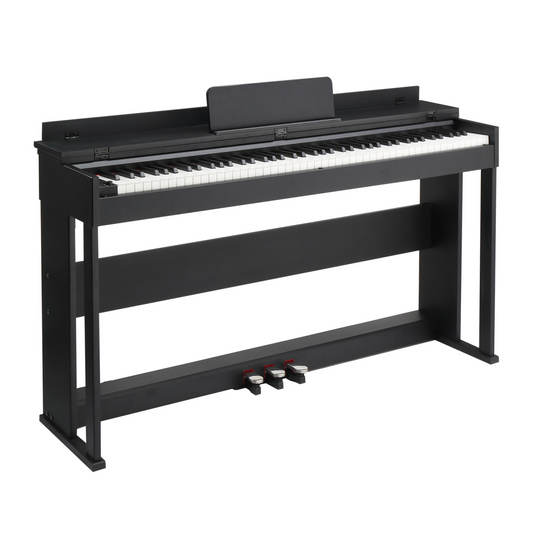 GDP-205S01 88 Keys Home Digital Piano Full Weighted Action Flip Type Keyboards with Furniture Stand, Power Adapter, Triple Pedals, Headphone,for All Experience Levels Black