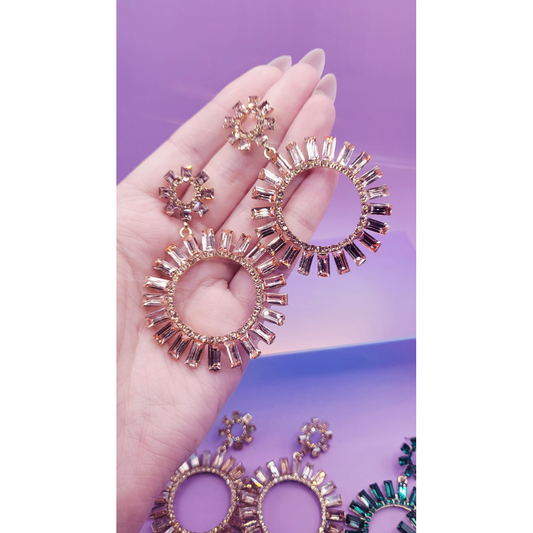 Dream Crystal Drop and Dangle Earrings