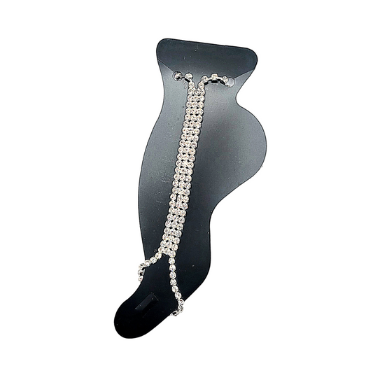 Aura Crystal Toe Anklet