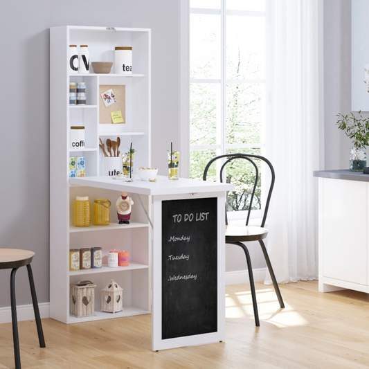 Wall Mount Desk Cabinet 38.5" W x 20" D x 60.25" H