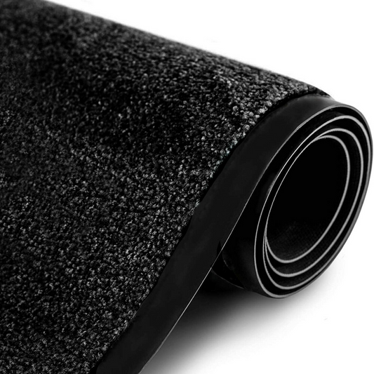 ARRAN 80 X 120 BLACK Rubber barrier mat