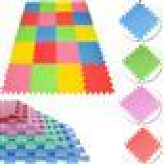 9 PACKS MULTICOLOR EVA INTERLOCKING MAT 30 X 30