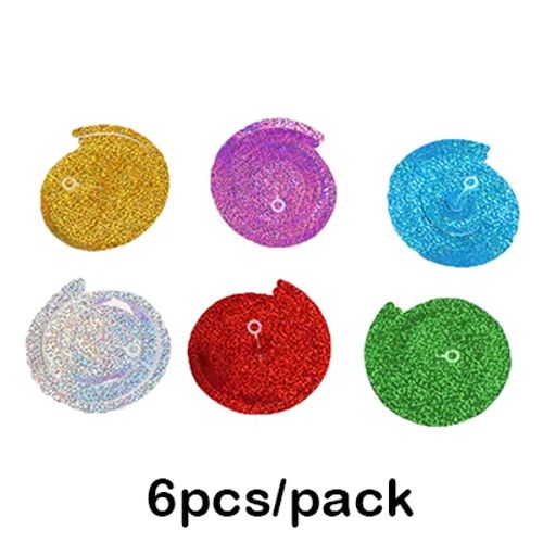 Stylish Foil Swirls Garland - Perfect for Any Celebration - 6 Pack of Decorations