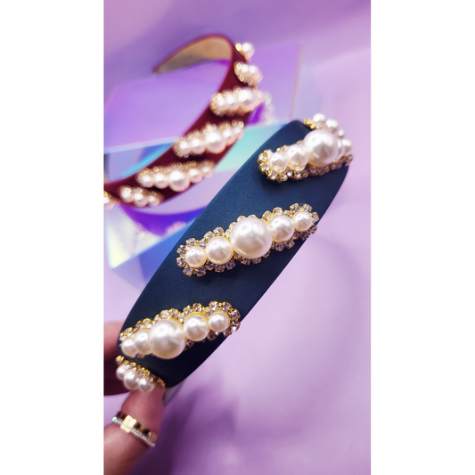 Pearl Crystal Hair band