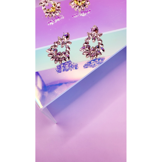 Shine Crystal Stud Earrings